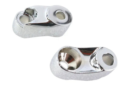 V-Twin Turn Signal Bracket for 39mm Forks – Chrome Finish, Part #74268 by V-Twin