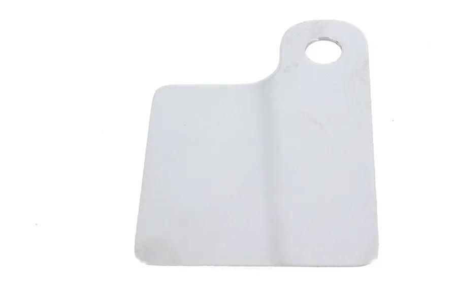 V-Twin Inspection Tag Holder with 1/2 Inch Mount - Chrome Finish by V-Twin