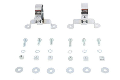V-Twin 605GA 1-7/8 inch Muffler Hanger Clamp Set for Harley Davidson FLT (1995-2004) by V-Twin