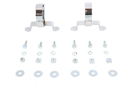 V-Twin 605GA 1-7/8 inch Muffler Hanger Clamp Set for Harley Davidson FLT (1995-2004) by V-Twin