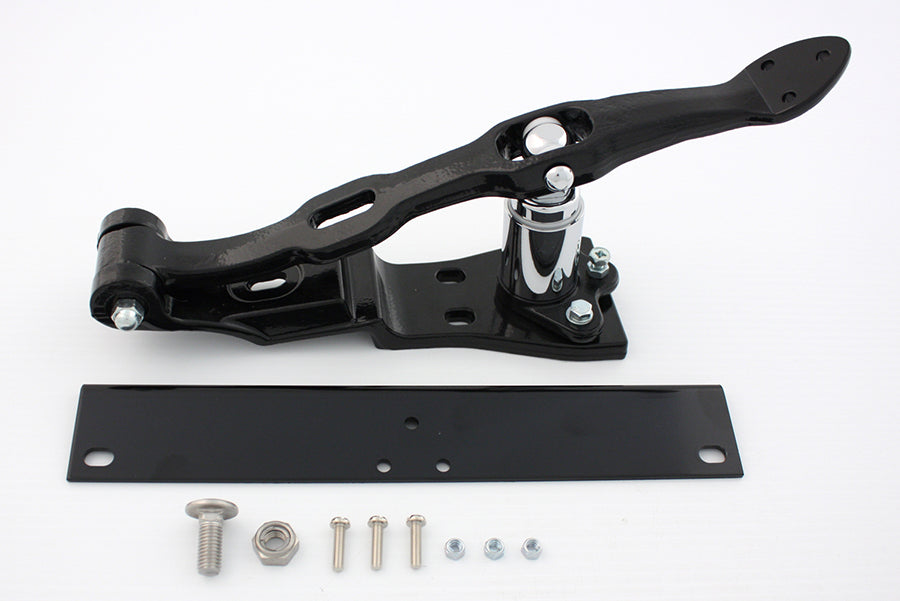 V-Twin Black Seat T and Chrome Piston Kit for Harley Davidson FXST (2000-2009) by V-Twin
