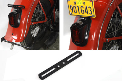 V-Twin Replica Bracket for Tombstone Tail Lamp Black – Fits 1949-1954 Harley Davidson FL & W Models by V-Twin