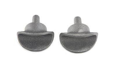 V-Twin Solo Seat Spring Perch Set - Includes Flat Washers and Push-On Retainers by V-Twin