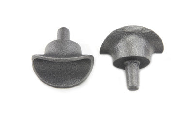 V-Twin Solo Seat Spring Perch Set - Includes Flat Washers and Push-On Retainers by V-Twin