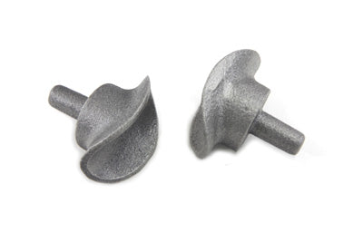 V-Twin Solo Seat Spring Perch Set - Includes Flat Washers and Push-On Retainers by V-Twin