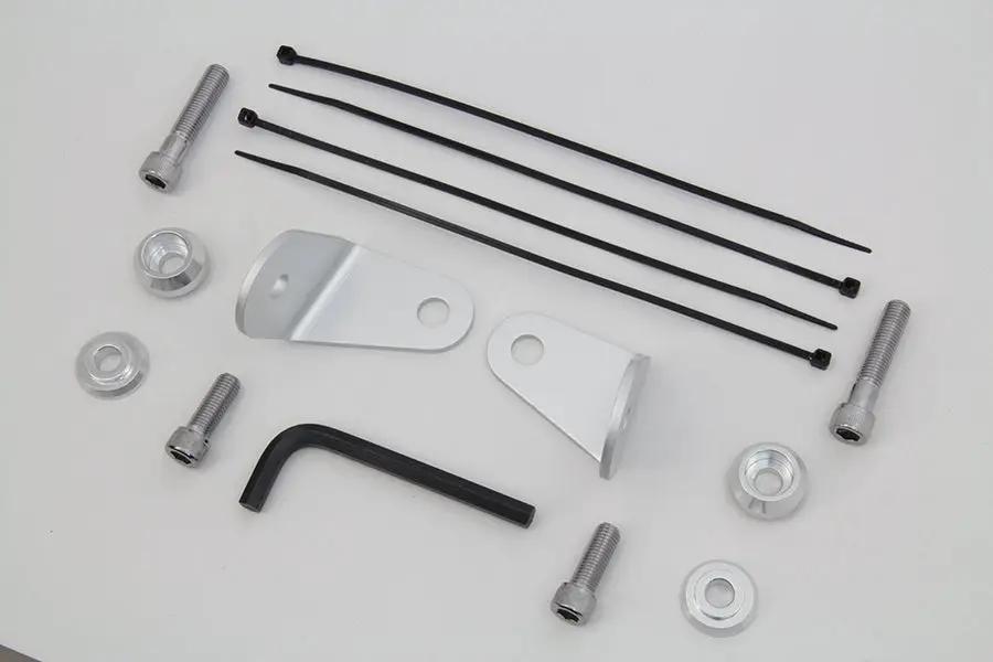 V-Twin Front Turn Signal Relocation Kit with Light Bar for Harley Davidson FLT (Part #77538) by V-Twin