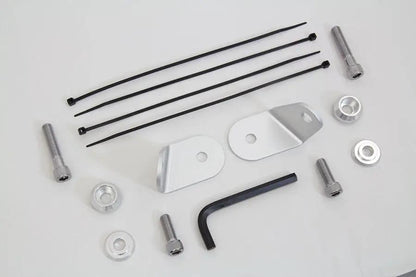 V-Twin Front Turn Signal Relocation Kit with Light Bar for Harley Davidson FLT (Part #77538) by V-Twin
