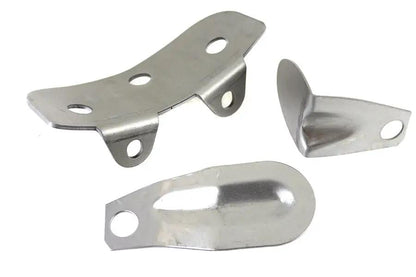 V-Twin Raw Steel Oil Tank Bracket Kit for Harley Davidson EL Models by V-Twin