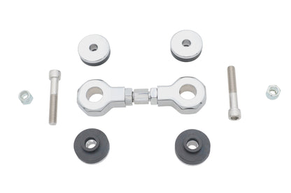 Wyatt Gatling Chrome Top Engine Mount Stabilizer Kit 056248 for Harley-Davidson FXD