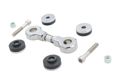 Wyatt Gatling Chrome Top Engine Mount Stabilizer Kit 056248 for Harley-Davidson FXD