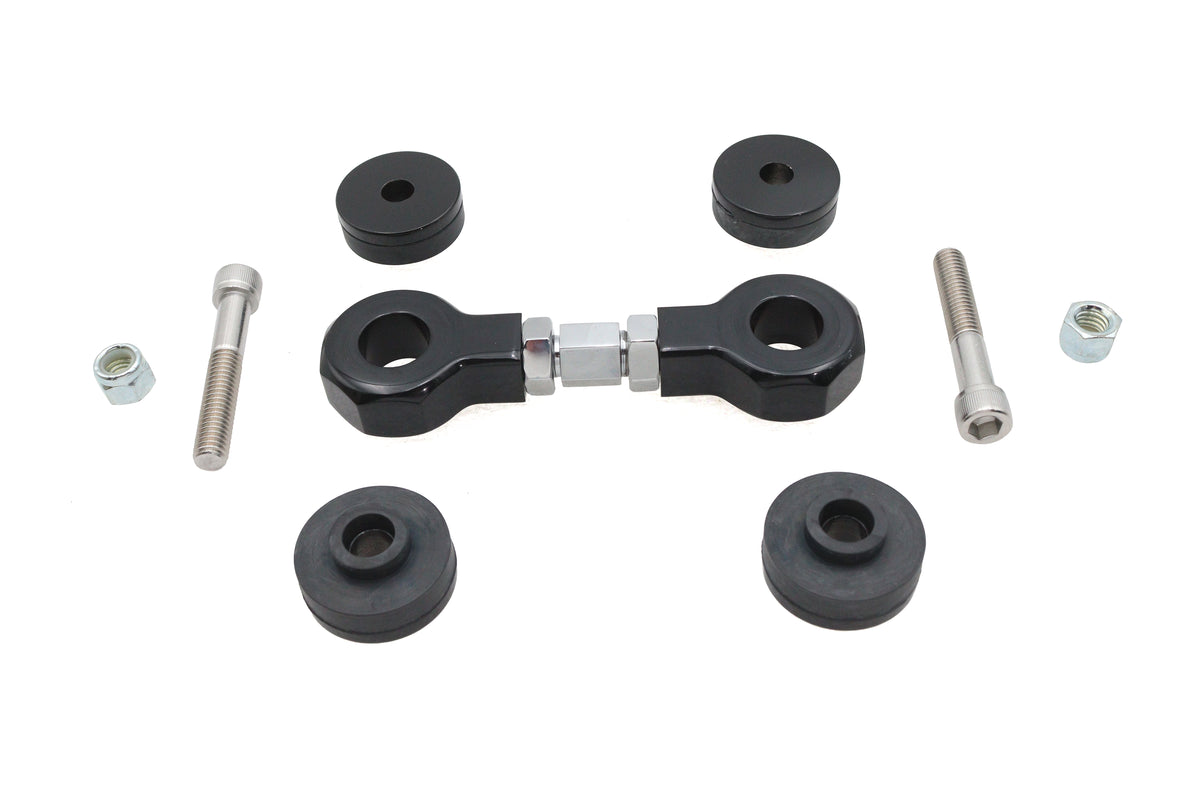 Wyatt Gatling 056228 Black Top Engine Mount Stabilizer Kit for 1992-2001 Harley-Davidson FXD