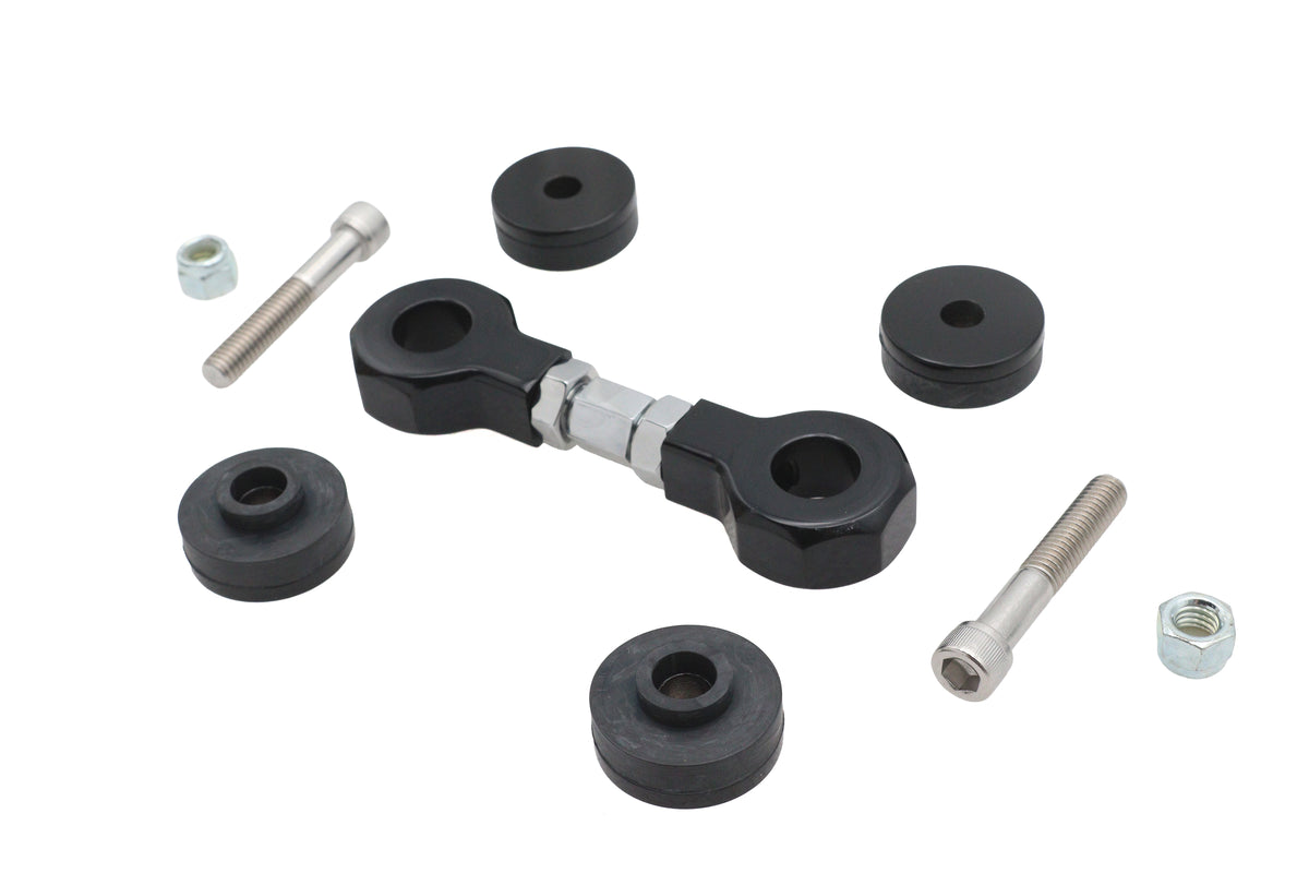 Wyatt Gatling 056228 Black Top Engine Mount Stabilizer Kit for 1992-2001 Harley-Davidson FXD