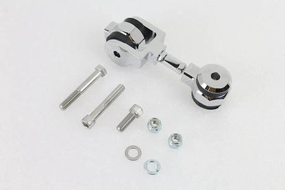 Wyatt Gatling Top Engine Mount Stabilizer Kit Chrome for Harley Davidson FXD (2005-2014) by Wyatt Gatling