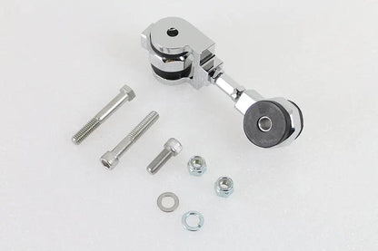 Wyatt Gatling Top Engine Mount Stabilizer Kit Chrome for Harley Davidson FXD (2005-2014) by Wyatt Gatling