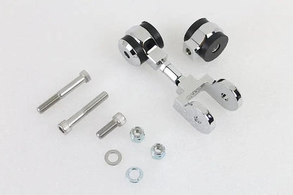 Wyatt Gatling Top Engine Mount Stabilizer Kit Chrome for Harley Davidson FXD (2005-2014) by Wyatt Gatling