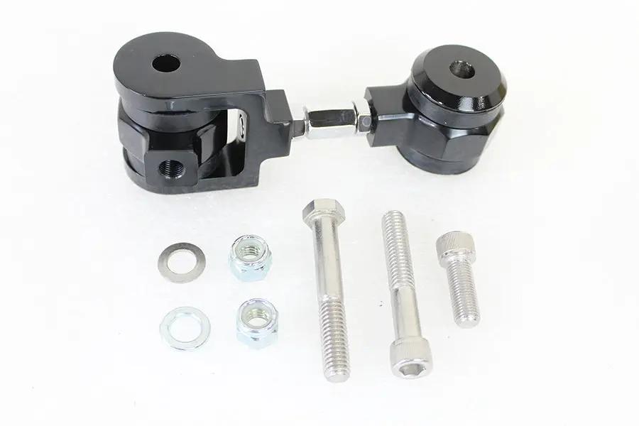 Wyatt Gatling Top Engine Mount Stabilizer Kit for Harley Davidson FXD (Black Finish, Part #056229) by Wyatt Gatling
