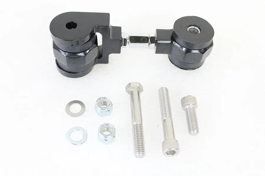 Wyatt Gatling Top Engine Mount Stabilizer Kit for Harley Davidson FXD (Black Finish, Part #056229) by Wyatt Gatling