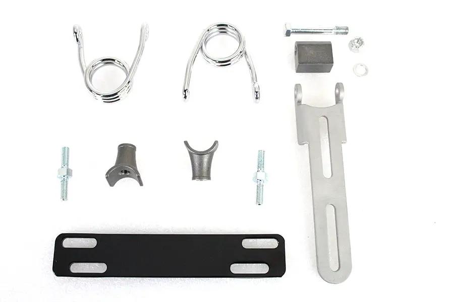 V-Twin Solo Seat Mount Kit with Steel Mounts and Chrome Torsion Springs by V-Twin