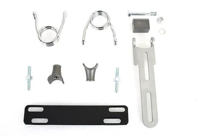 V-Twin Solo Seat Mount Kit with Steel Mounts and Chrome Torsion Springs by V-Twin
