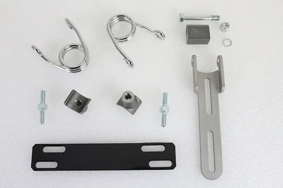 V-Twin Solo Seat Mount Kit with Steel Mounts and Chrome Torsion Springs by V-Twin