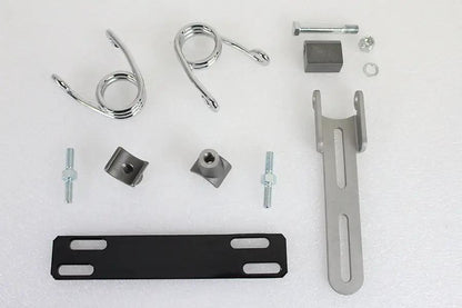 V-Twin Solo Seat Mount Kit with Steel Mounts and Chrome Torsion Springs by V-Twin
