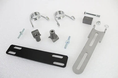 V-Twin Solo Seat Mount Kit with Steel Mounts and Chrome Torsion Springs by V-Twin