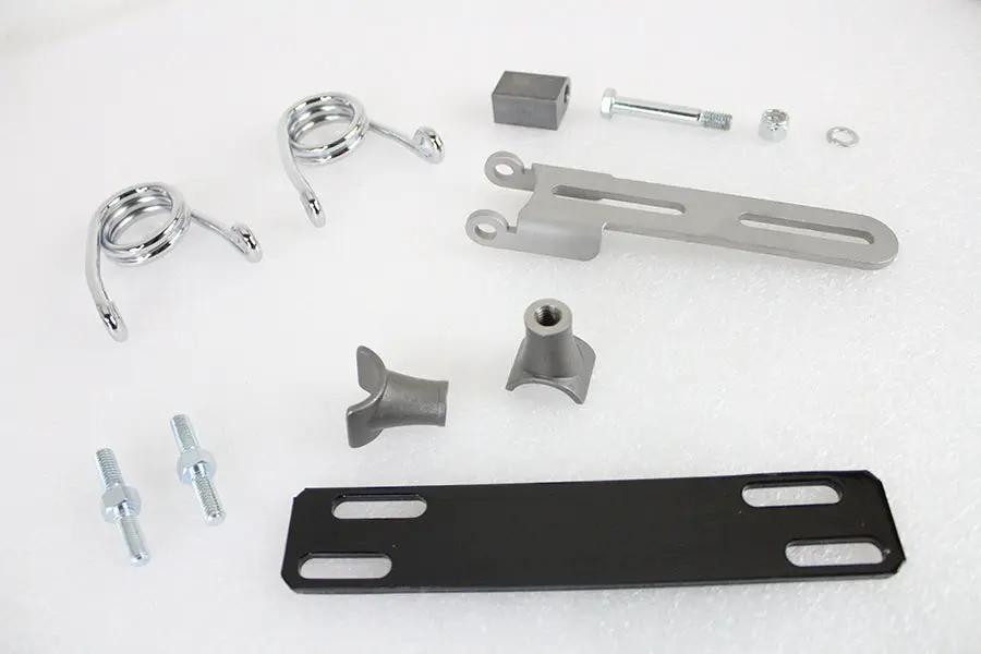 V-Twin Solo Seat Mount Kit with Steel Mounts and Chrome Torsion Springs by V-Twin
