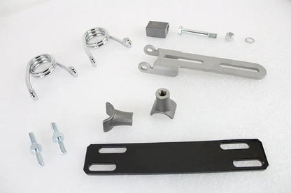 V-Twin Solo Seat Mount Kit with Steel Mounts and Chrome Torsion Springs by V-Twin