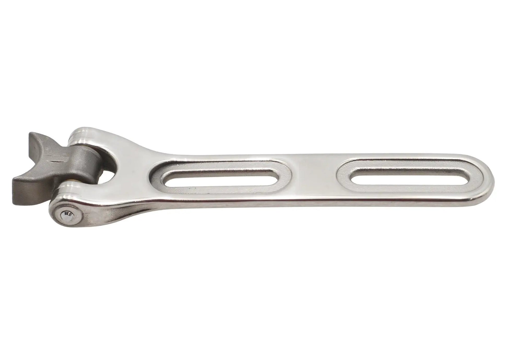 V-Twin Solo Seat Nose Hinge Assembly Polished – Durable Welded Design with Brass Bushings by V-Twin