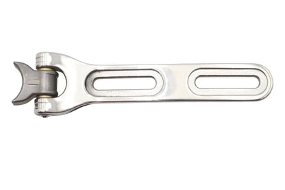 V-Twin Solo Seat Nose Hinge Assembly Polished – Durable Welded Design with Brass Bushings by V-Twin