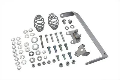 V-Twin Solo Seat Bracket Kit Chrome for Harley Davidson FXST and FLST Models by V-Twin