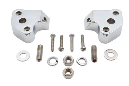 V-Twin Chrome Shortie Signal Mount Set for Harley Davidson FLST (1986-1995) by V-Twin