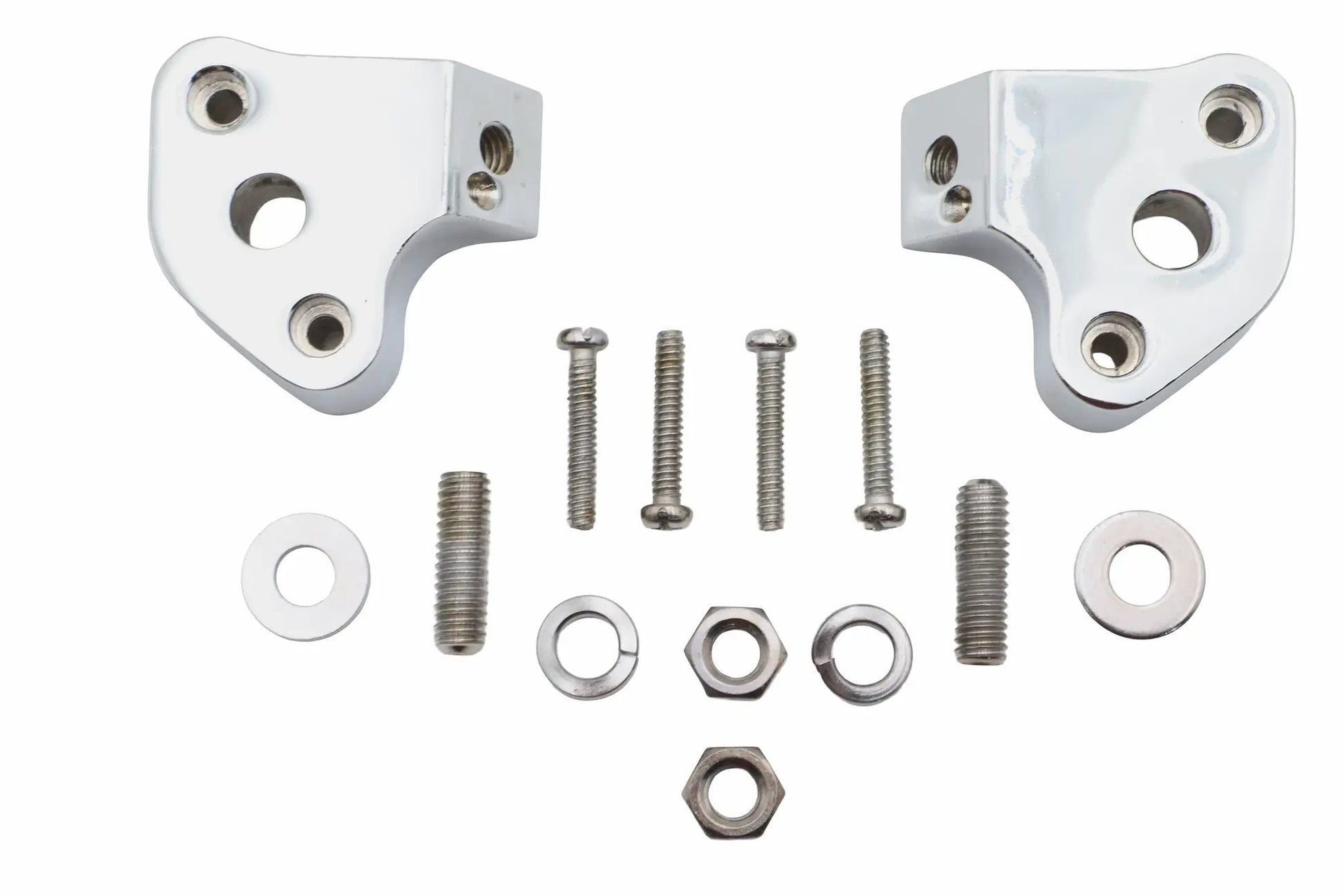 V-Twin Chrome Shortie Signal Mount Set for Harley Davidson FLST (1986-1995) by V-Twin
