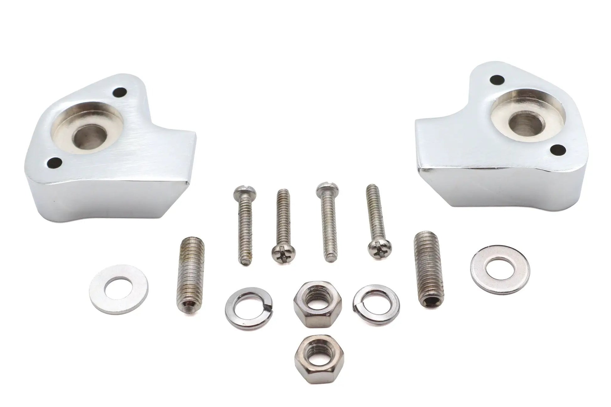 V-Twin Chrome Shortie Signal Mount Set for Harley Davidson FLST (1986-1995) by V-Twin