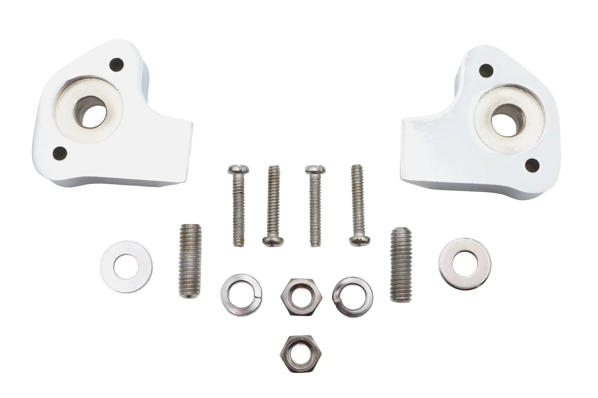 V-Twin Chrome Shortie Signal Mount Set for Harley Davidson FLST (1986-1995) by V-Twin
