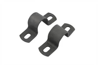 V-Twin Rear Fender Mount U-Clamps Parkerized for Harley Davidson EL and FL Models by V-Twin