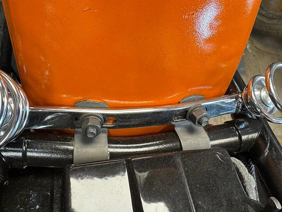 V-Twin Rear Fender Mount U-Clamps Parkerized for Harley Davidson EL and FL Models by V-Twin