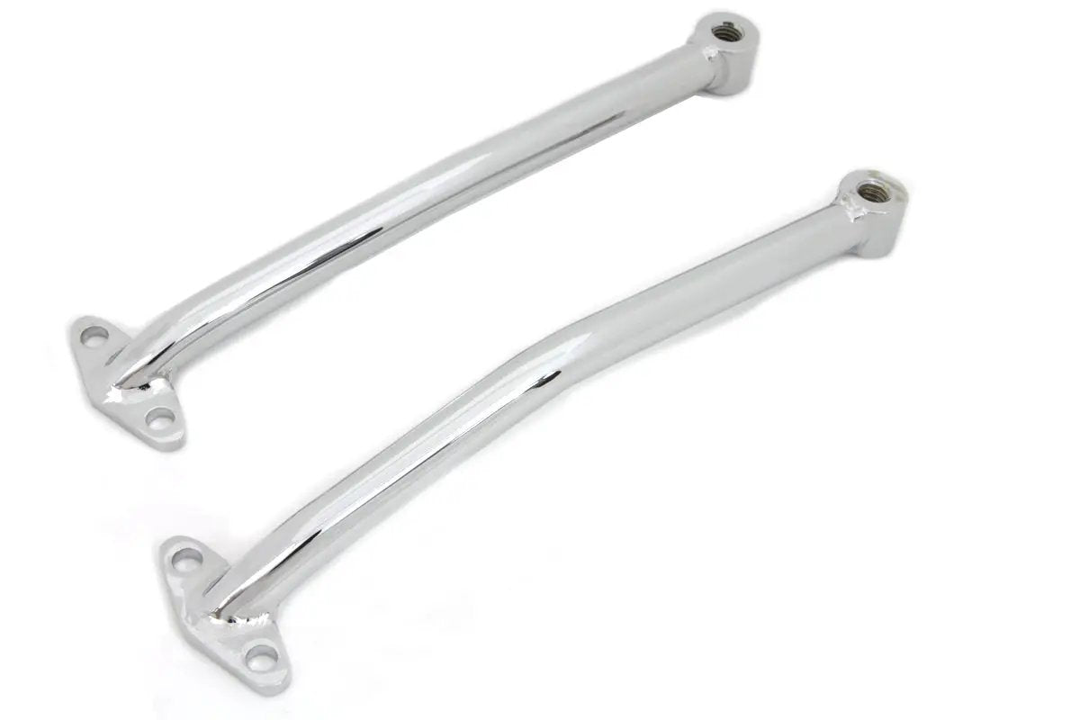 V-Twin Chrome Rear Fender Brace Set – 10-1/4 Inch Length, Pack of Two by V-Twin