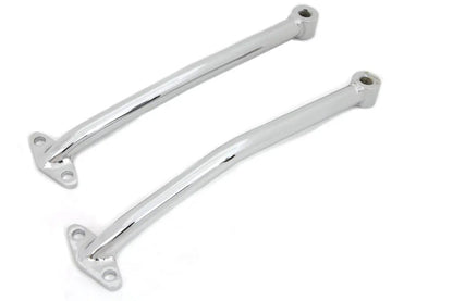 V-Twin Chrome Rear Fender Brace Set – 10-1/4 Inch Length, Pack of Two by V-Twin