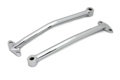 V-Twin Chrome Rear Fender Brace Set – 10-1/4 Inch Length, Pack of Two by V-Twin