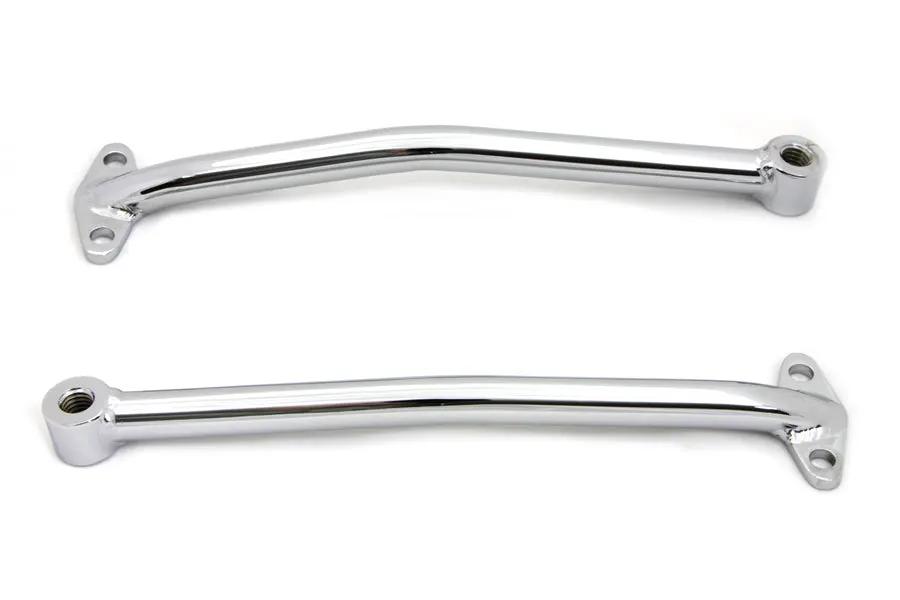 V-Twin Chrome Rear Fender Brace Set – 10-1/4 Inch Length, Pack of Two by V-Twin