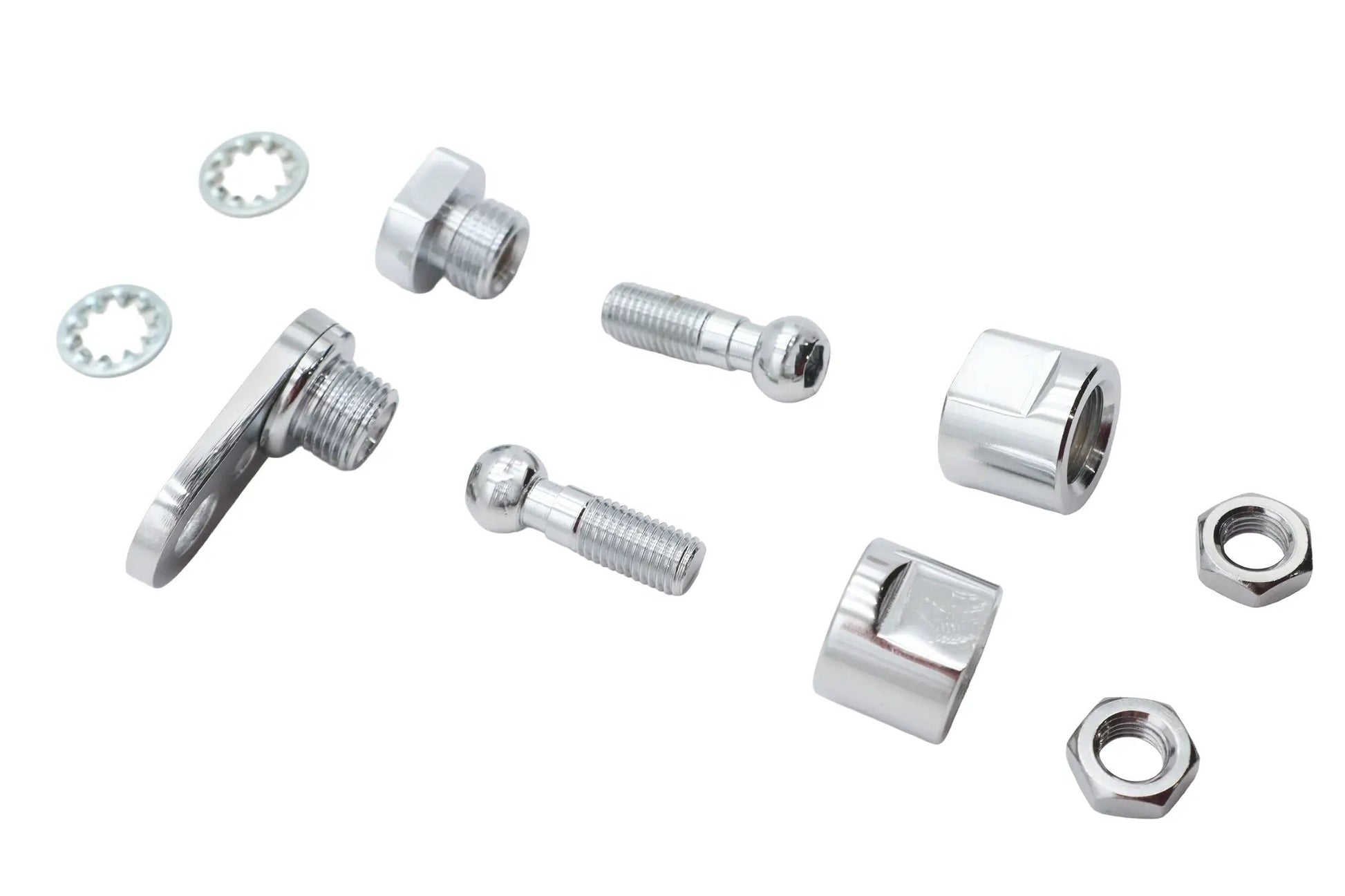 V-Twin Chrome Front Turn Signal Clamp Ball Stud for Harley Davidson XLH (Part #8185) by V-Twin