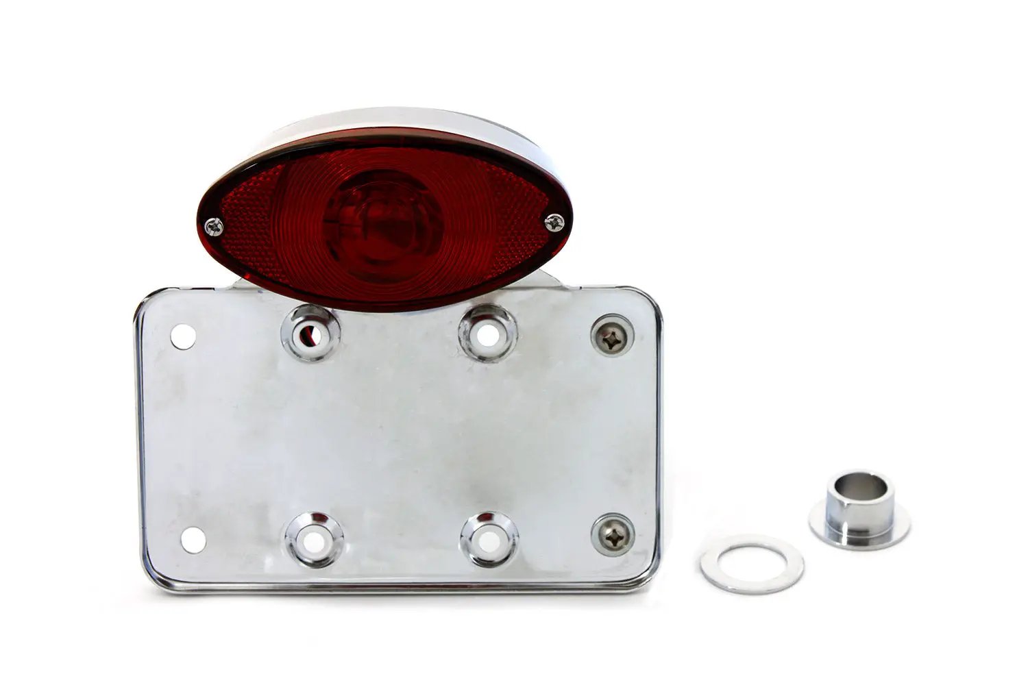 V-Twin Chrome Side Mount Tail Lamp Kit for Harley Davidson FXST (1986-1995) by V-Twin