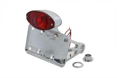 V-Twin Chrome Side Mount Tail Lamp Kit for Harley Davidson FXST (1986-1995) by V-Twin