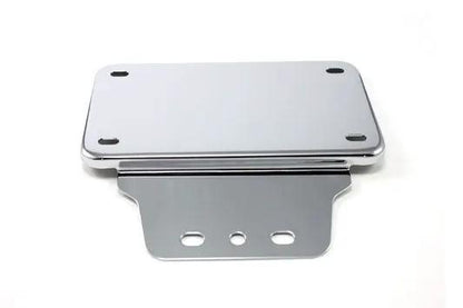 V-Twin Part 538A Tail Lamp License Plate Holder in Chrome with Side Mount Bracket by V-Twin