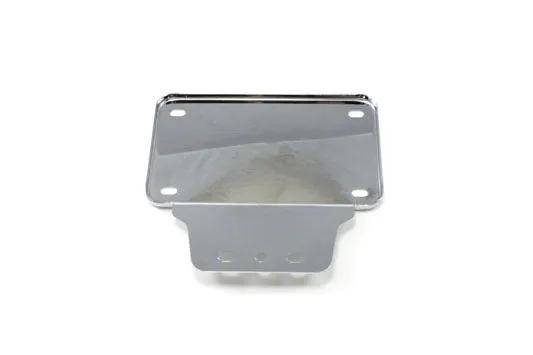 V-Twin Part 538A Tail Lamp License Plate Holder in Chrome with Side Mount Bracket by V-Twin