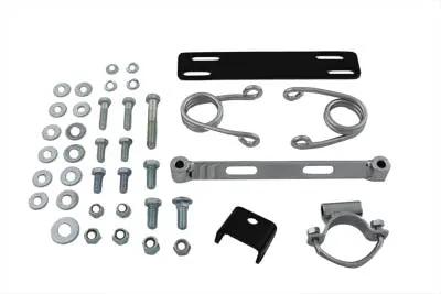 V-Twin Chrome Hair Pin Solo Seat Mount Kit – Rigid Frame Rear Seat Mount for Motorcycles by V-Twin