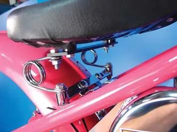 V-Twin Chrome Hair Pin Solo Seat Mount Kit – Rigid Frame Rear Seat Mount for Motorcycles by V-Twin