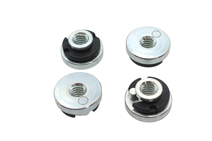 V-Twin 63397A Seat Rear Fender Nut Insert, 4-Pack for Harley-Davidson FXST