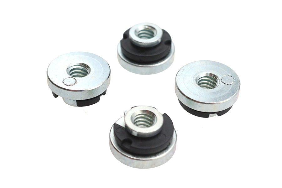 V-Twin 63397A Seat Rear Fender Nut Insert, 4-Pack for Harley-Davidson FXST
